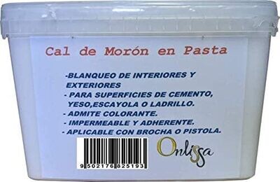 Cal De Moron En Pasta 3L + Cubo (5 Kg Aproximados)