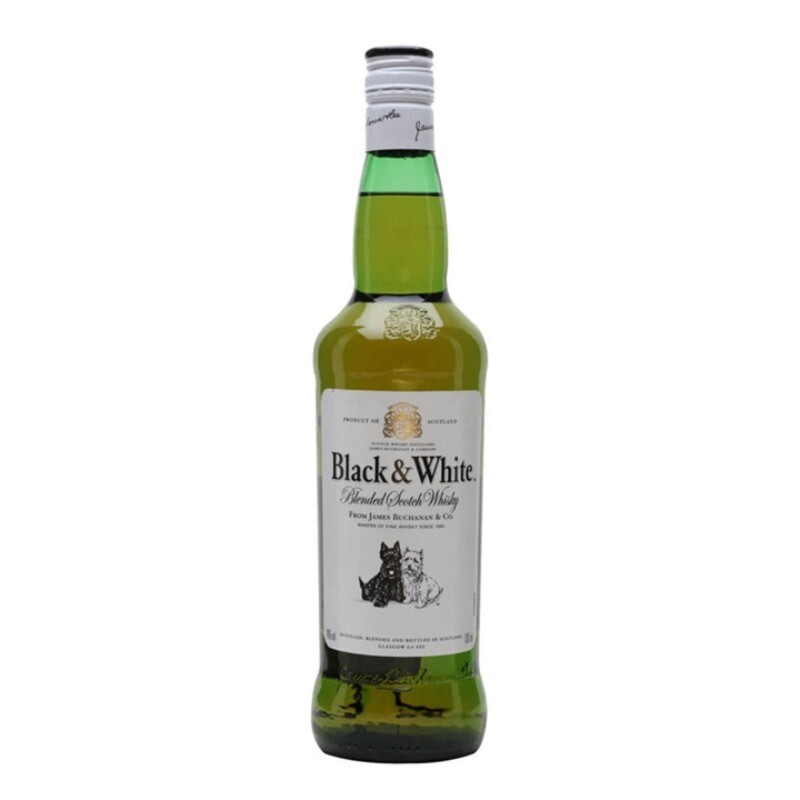 Black &amp; White Whisky 75cl