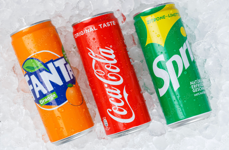 Can Coke, Fanta &amp; Sprite