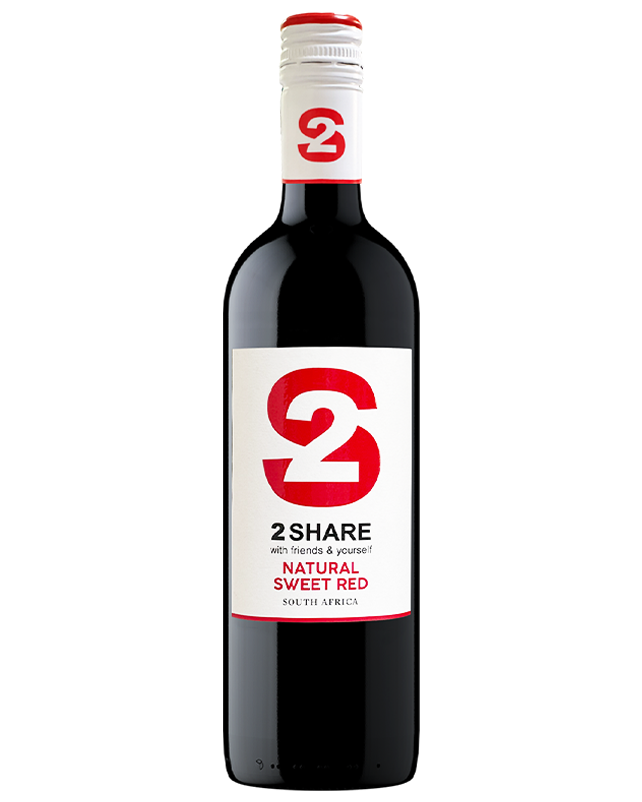 2 Share Sweet Red Wine 75cl