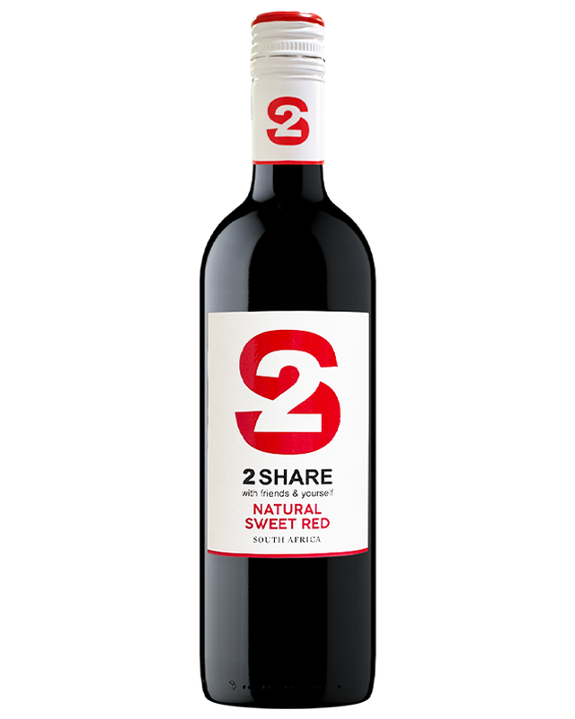 2 Share Sweet Red Wine 75cl