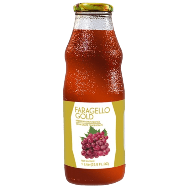 Faragello Gold Grape Nectar Glass Bottle 200ml