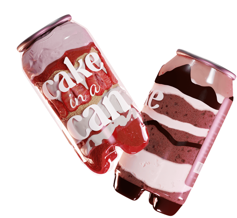 Cake In A Can ( All  Flavors )
