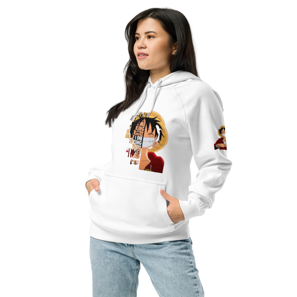 Luffy Hoodie White