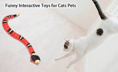 Smart Sensing Interactive Snake Cat Toy