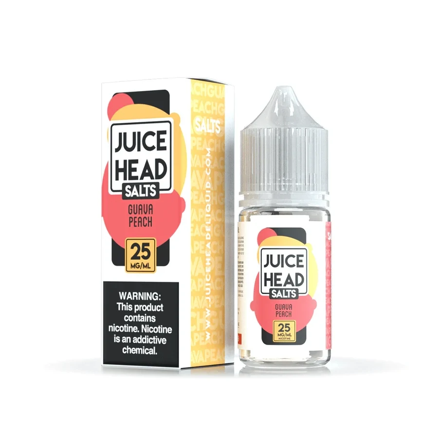 Juice Head Salt - Guava Peach (30ml) Eliquid