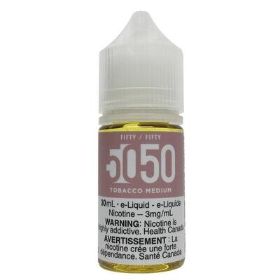 50/50 - Tobacco Medium (30ml) Eliquid