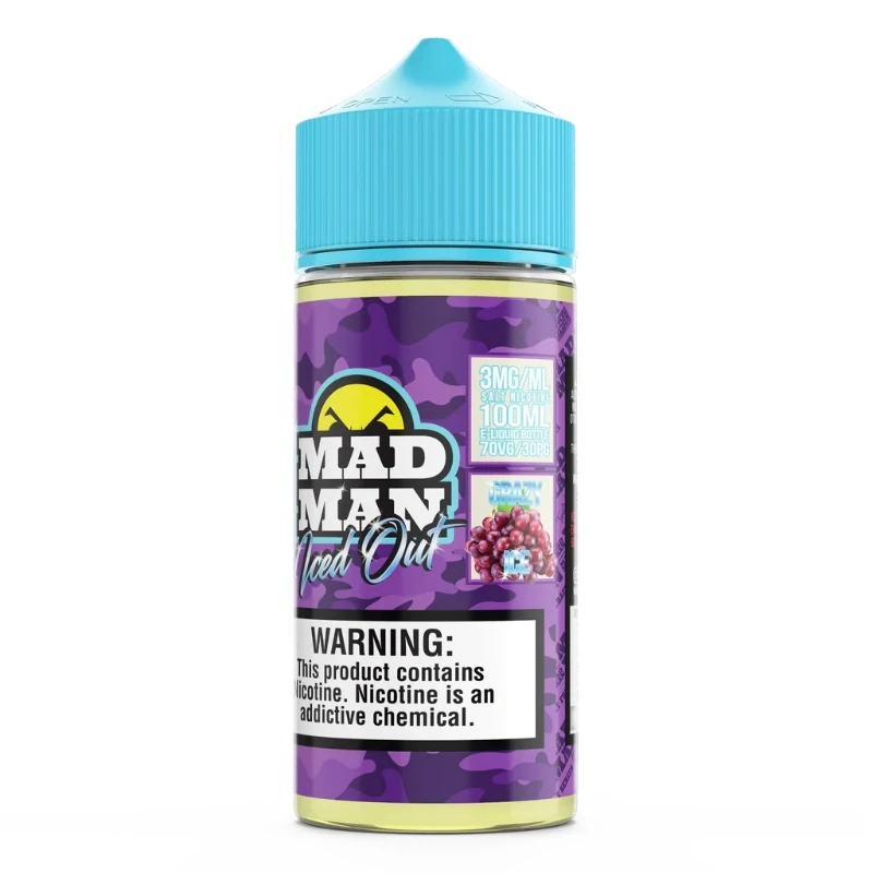 Mad Man - Crazy Grape Iced Out (100ml) Eliquid