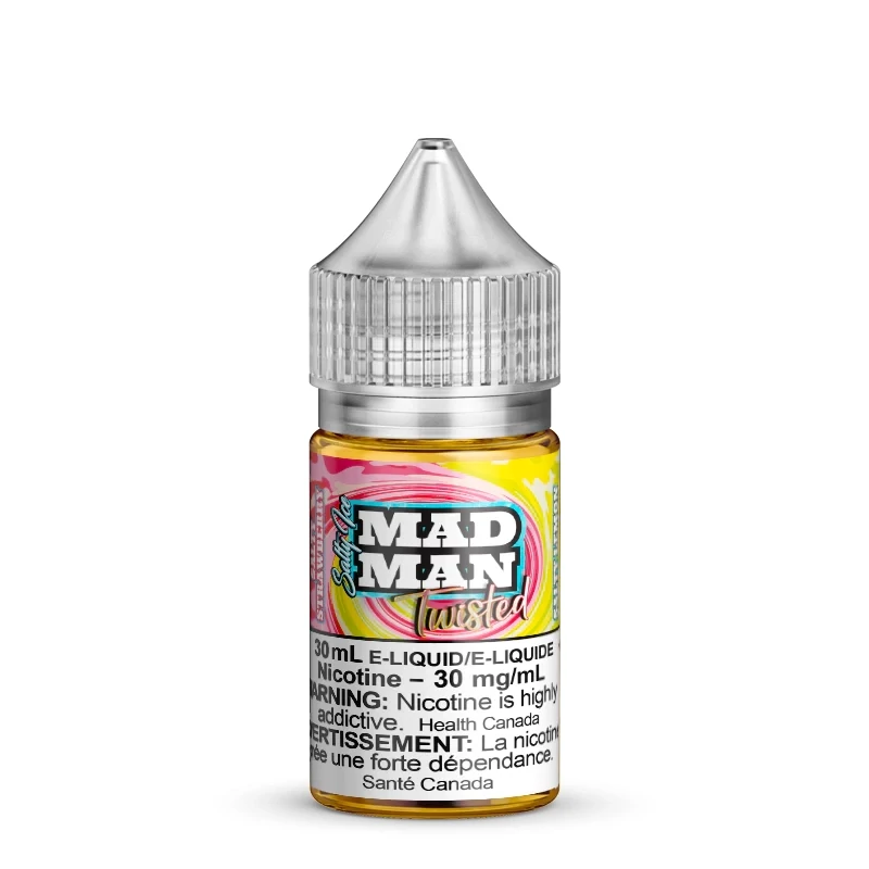 Mad Man - Salty Strawberry & Lemon Twisted Iced Out (30ml) Eliquid