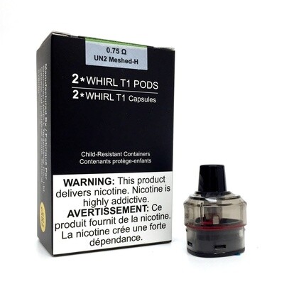 Uwell Whirl T1 POD 2 PACK Refillable Pods