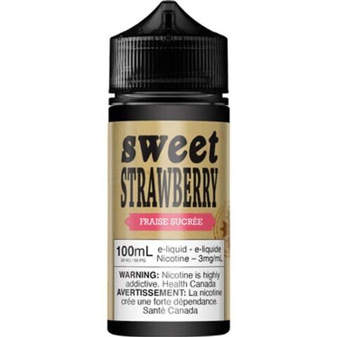 Vapeur Express - Sweet Strawberry (100ml) Eliquid, Nic Strength: 0mg