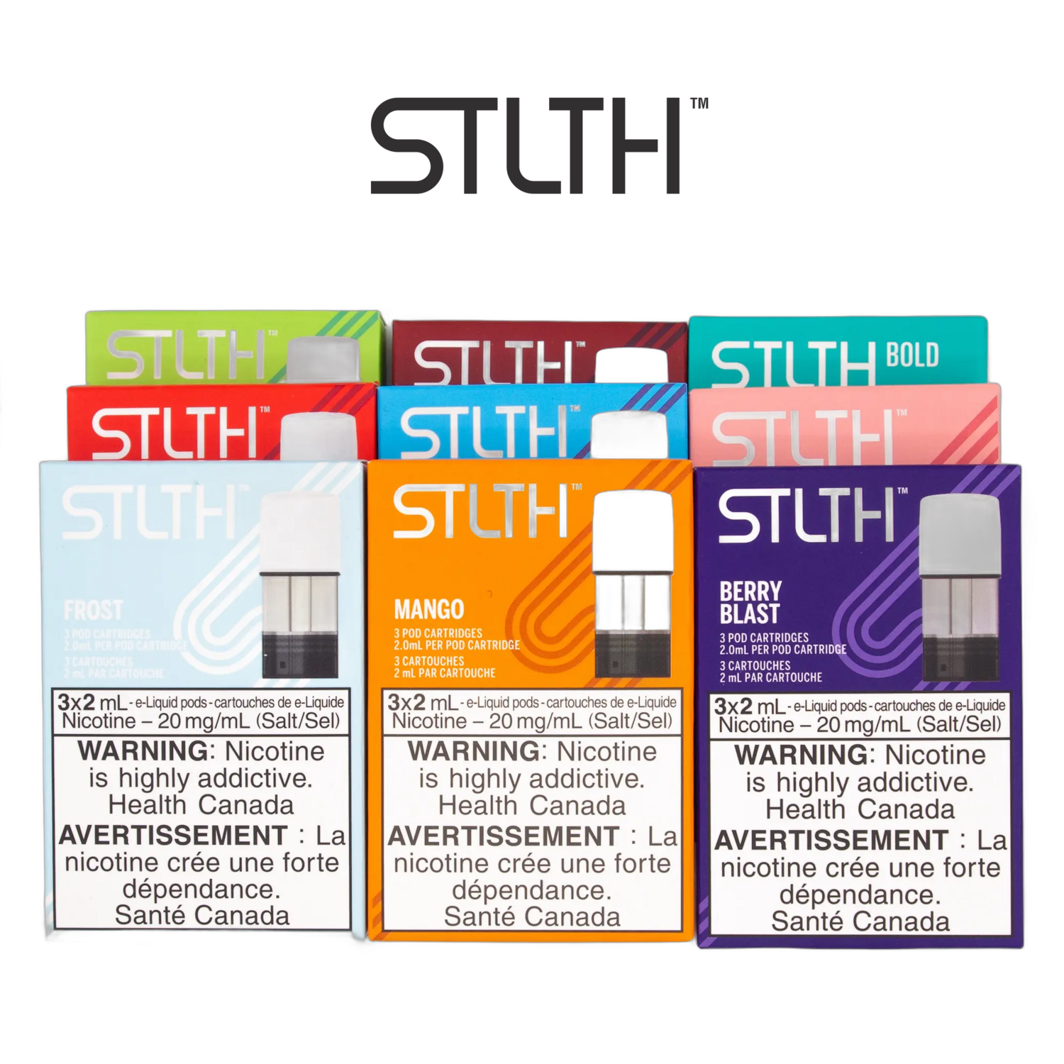 Stlth Original Flavor Pods - 20mg, Flavor: Berry Blast
