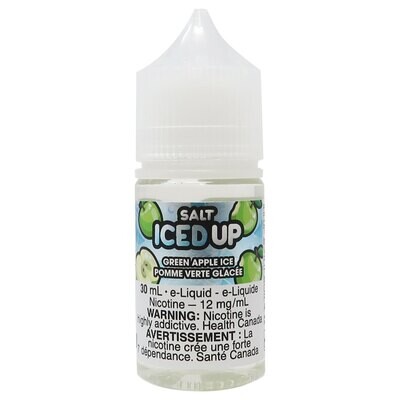 Iced Up Salt - Green Apple ICE (30ml) Eliquid