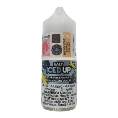 Iced Up Salt - Blackberry Banana ICE (30ml) Eliquid