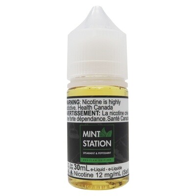 Mint Station Salt - Spearmint &amp; Peppermint (30ml) Eliquid