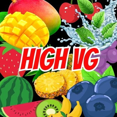 HIGH VG Fruit, Iced & Mint Eliquids