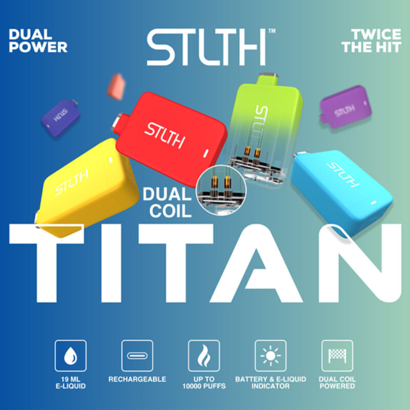 Stlth Titan 10K Disposable Vape - 20mg