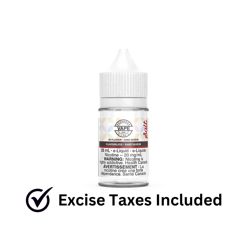 Canada Vape Lab - Flavorless Base Salt (25ml) Eliquid (QC)