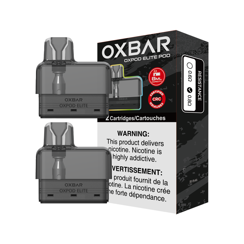 OXBAR OXPOD ELITE - 8mL REPLACEMENT POD 2PACK Refillable Pods CRC