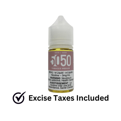 50/50 Freebase Medium Tobacco 30mL (FED)