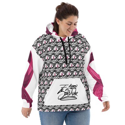 Womens I KNOW A SURVIVOR Custom Designer Hoodie 