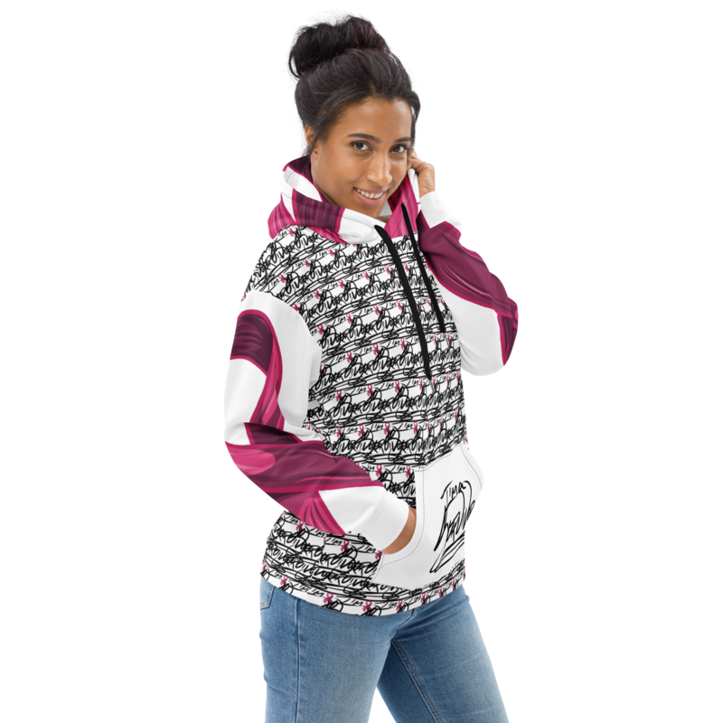 Womens I&#39;M A SURVIVOR Cancer Awareness Custom Designer Hoodie 
