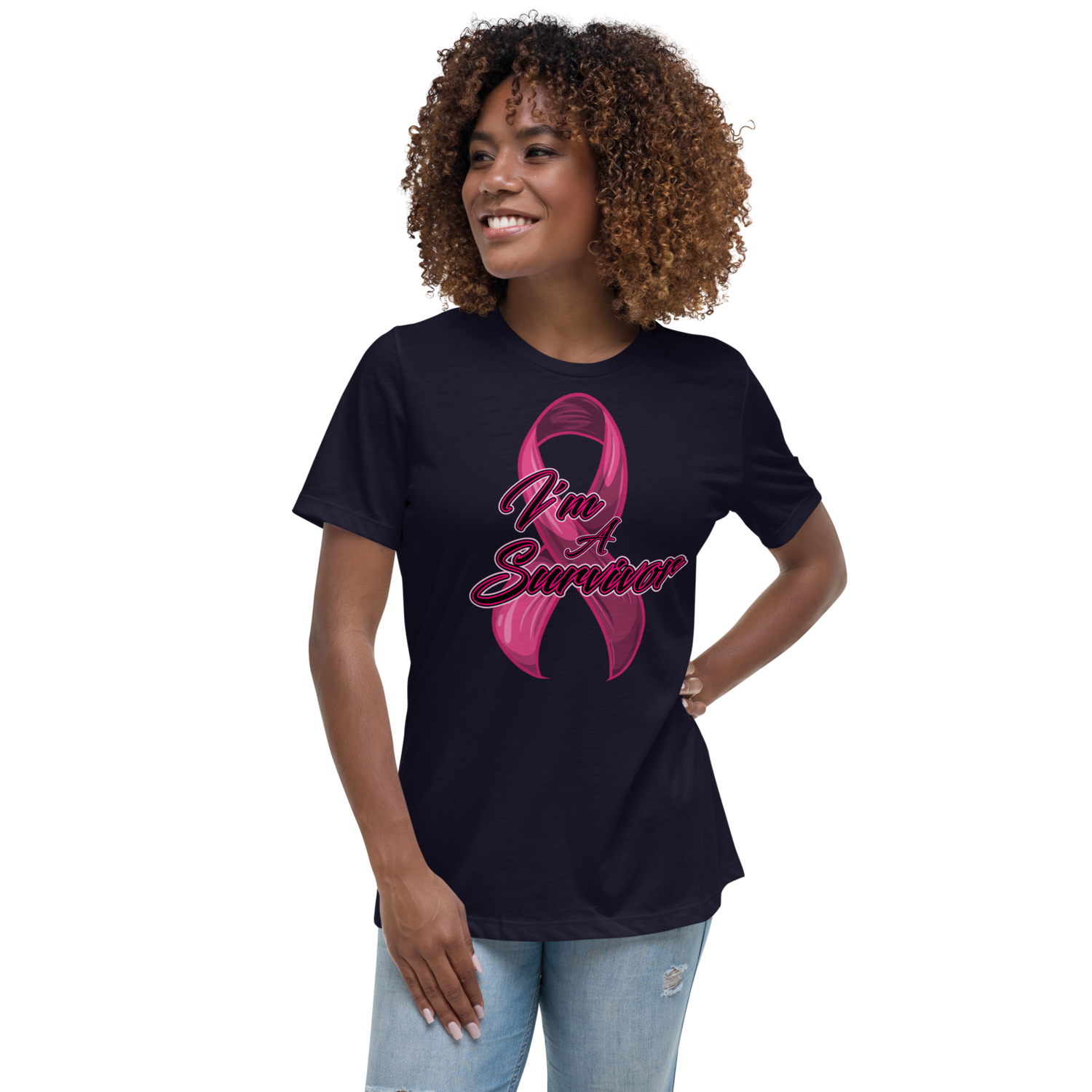 I&#39;m A SURVIVOR Custom Graphic designer Relaxed T-Shirt