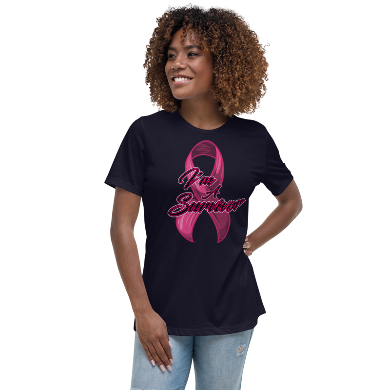 I&#39;m A SURVIVOR Custom Graphic designer Relaxed T-Shirt
