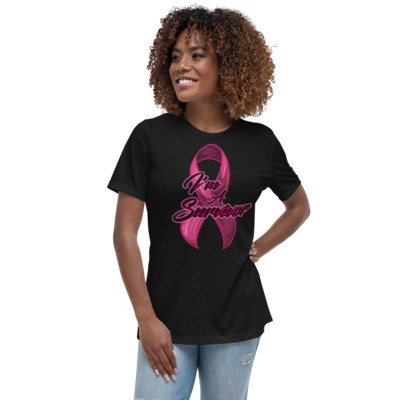 I&#39;m A SURVIVOR Custom Graphic designer Relaxed T-Shirt