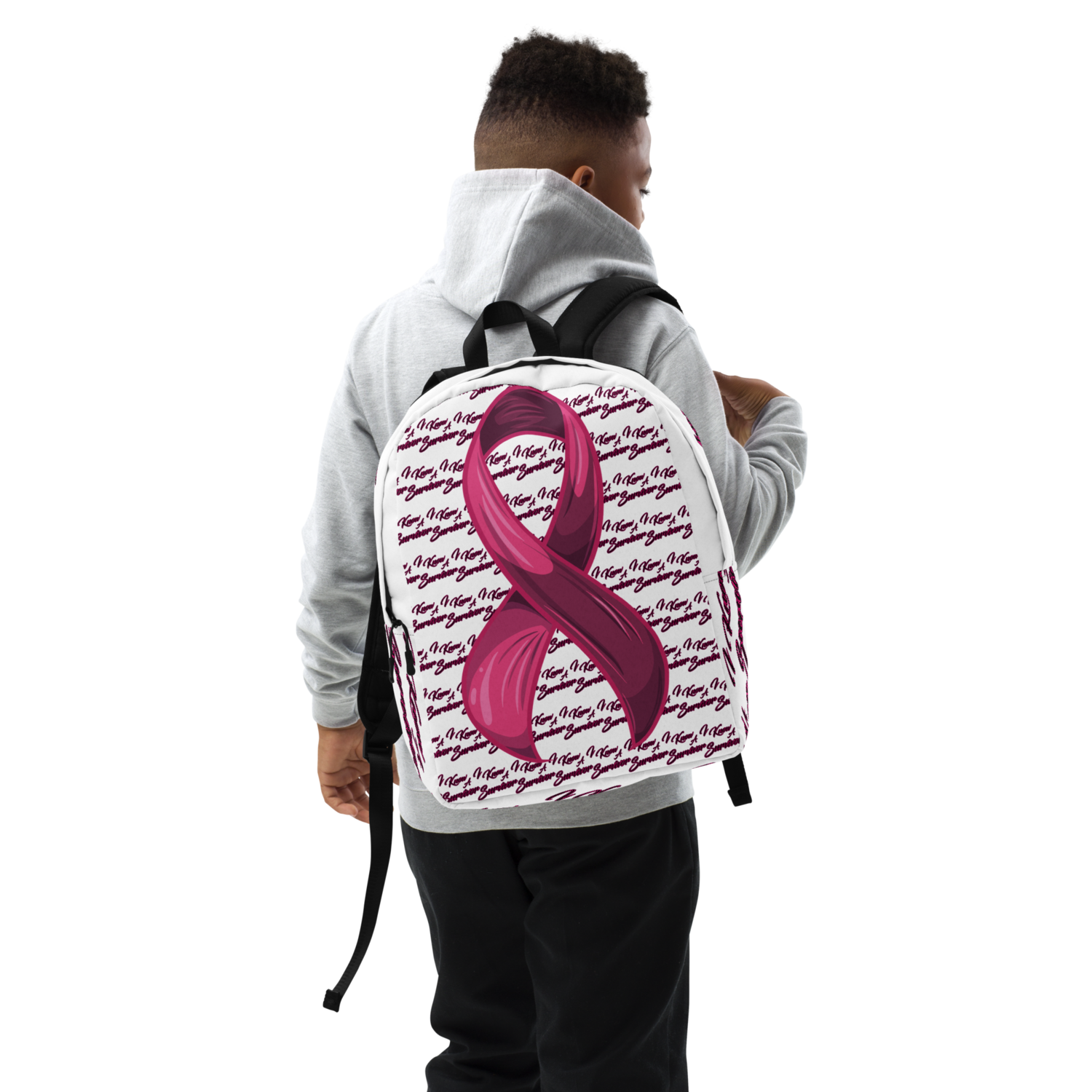 I KNOW A SURVIVOR  Cancer Awareness Backpack