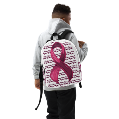 I KNOW A SURVIVOR  Cancer Awareness Backpack