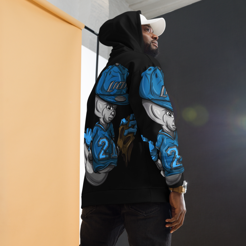 Detroit Lions Custom Designer Unisex Hoodie by Artisans 