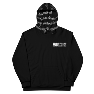 Half Hood Half Holy Psalms 23  Unisex Hoodie by Artisans