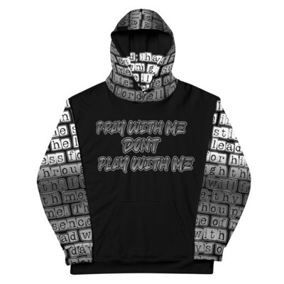 Pray With Me Custom Designer Unisex Hoodie by Artisans 