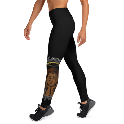 Half Hood Half Holy Yoga Leggings by Artisans 