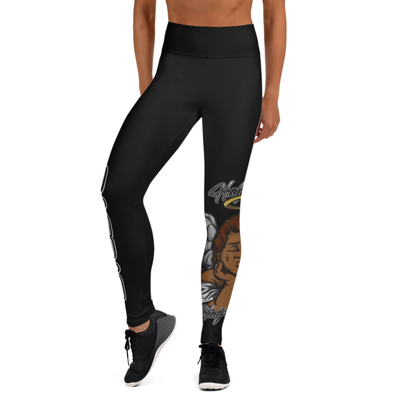 Half Hood Half Holy Yoga Leggings by Artisans 