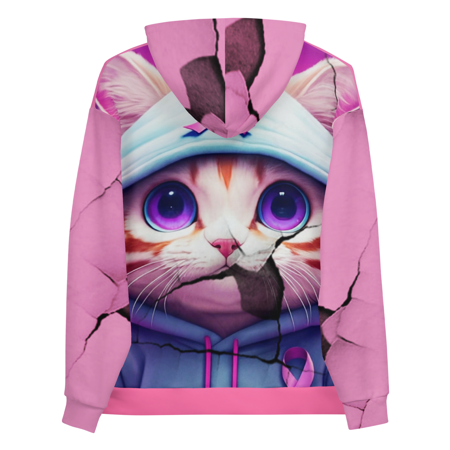 Crackled Purrfection Hoodie by Artisans