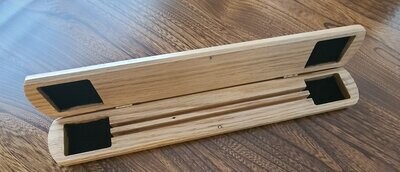 Double Baton Case in Oak - Currently Available