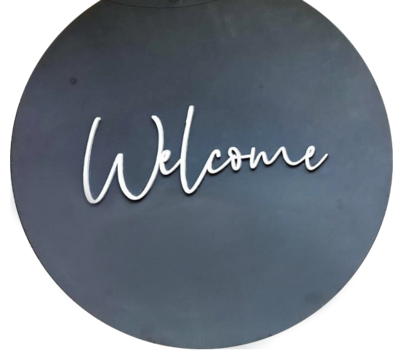 CUSTOM WELCOME SIGN - say &quot;Welcome&quot; in any language