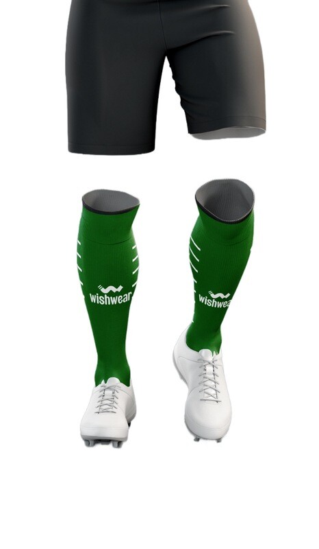 Football 2 pack Green Socks