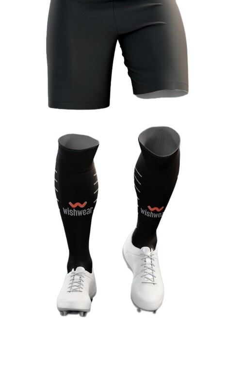 Football 2 pack Black Socks