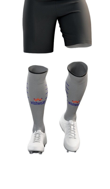 Football 2 pack Grey Socks