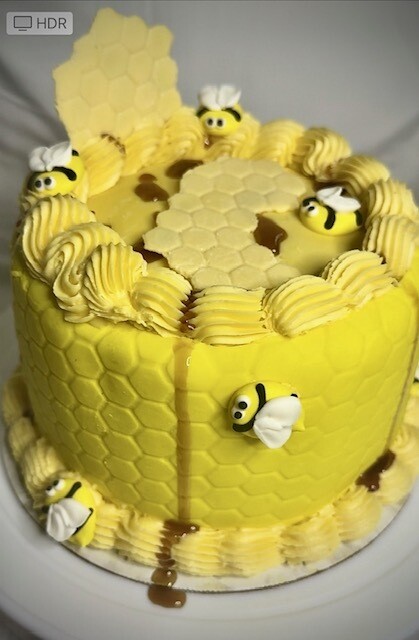 Ganache Cake: Bees  (SM)