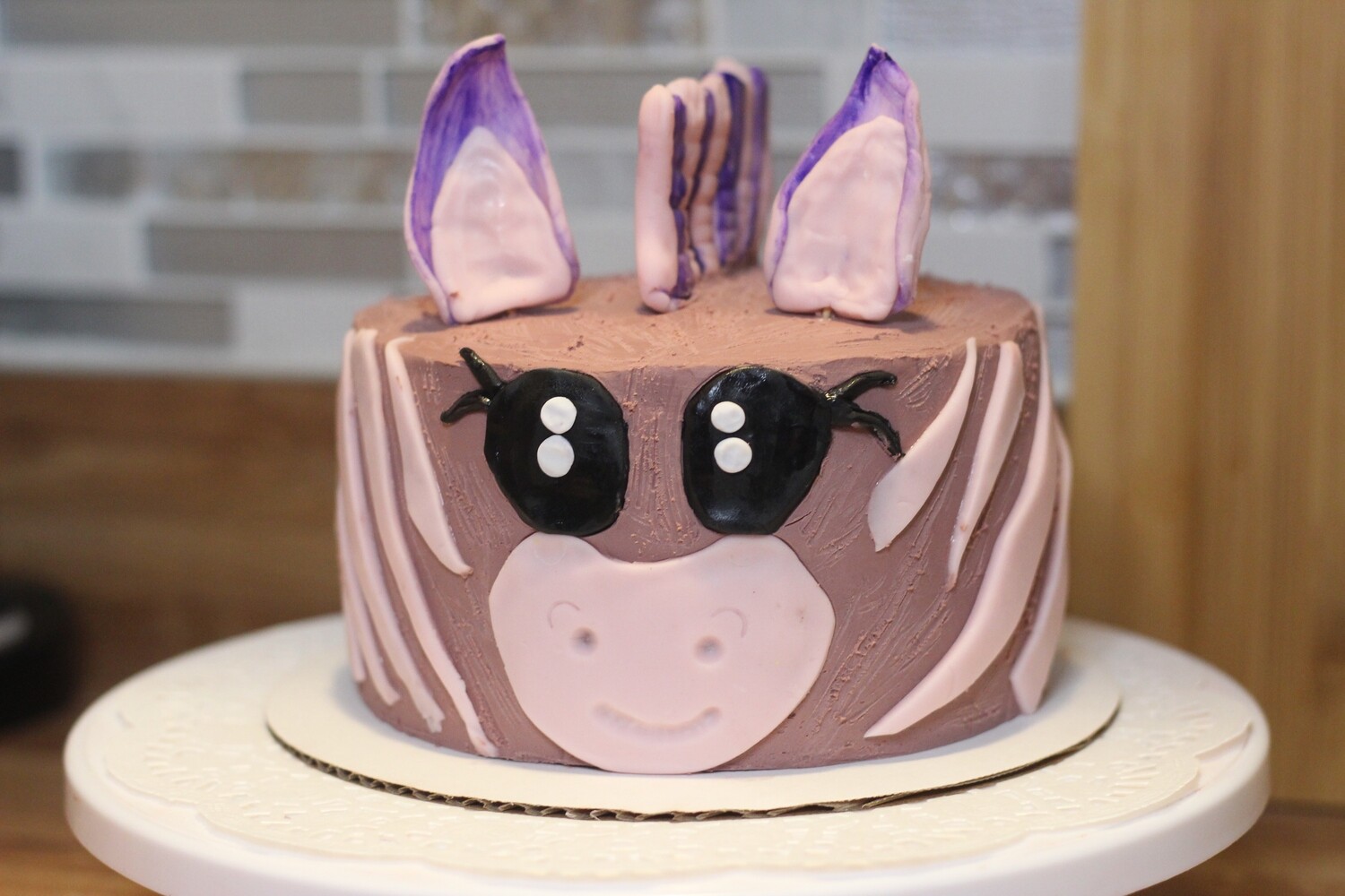 Ganache Cake: Zebra (SM)