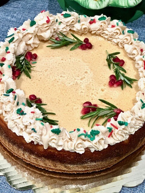 Eggnog Cheesecake