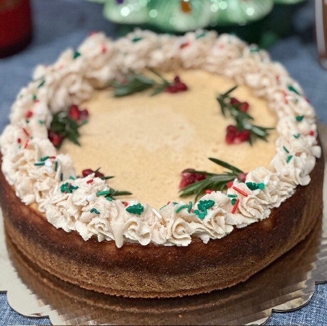 Eggnog Cheesecake