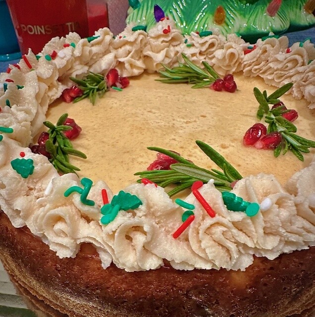 Eggnog Cheesecake