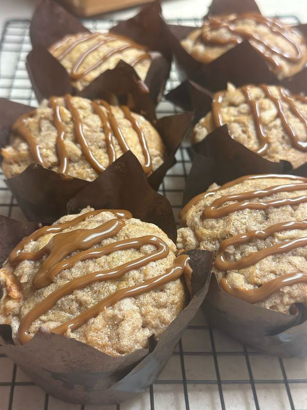 Caramel Apple Muffins