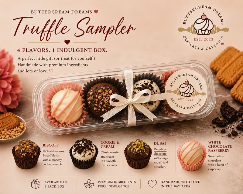 Truffles sampler 4pk