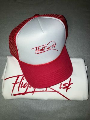 FLIGHTRISK HAT & TEE SET RED/WHITE